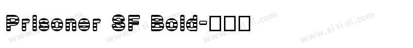 Prisoner SF Bold字体转换